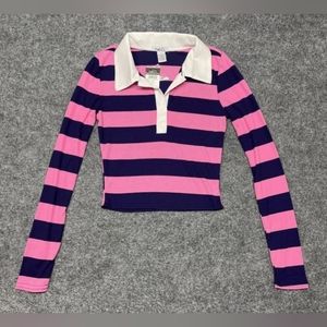 Women's Aeropostale Long Sleeve Crop Top. Size Medium.